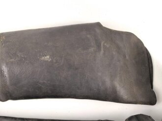 Kaiserreich, Paar Stiefel für Berittene Mannschaften. Stark getragenes Paar, ungereinigt, Sohlenlänge etwa 29,5cm