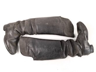 Kaiserreich, Paar Stiefel für Berittene Mannschaften. Stark getragenes Paar, ungereinigt, Sohlenlänge etwa 29,5cm