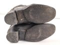 Kaiserreich, Paar Stiefel für Berittene Mannschaften. Stark getragenes Paar, ungereinigt, Sohlenlänge etwa 29,5cm