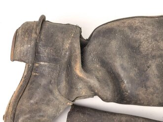 Wehrmacht, Paar Stiefel für Mannschaften der Kavallerie. Ungereinigtes Paar, Sohlenlänge etwa 28cm