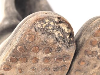 Wehrmacht, Paar Stiefel für Mannschaften der Kavallerie. Ungereinigtes Paar, Sohlenlänge etwa 28cm