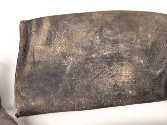 Wehrmacht, Paar Stiefel für Mannschaften der Kavallerie. Ungereinigtes Paar, Sohlenlänge etwa 28cm