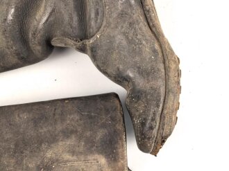 Wehrmacht, Paar Stiefel für Mannschaften der Kavallerie. Ungereinigtes Paar, Sohlenlänge etwa 28cm