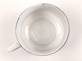 1.Weltkrieg, Porzellantasse mit Motiv " In grosser Zeit Weltkrieg 1914/16" Durchmesser knapp über 7cm
