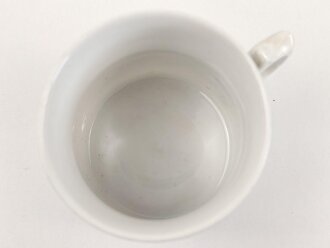 1.Weltkrieg, Porzellantasse mit Motiv " In grosser Zeit Kriegsjahr 1917 " Höhe 7,5cm