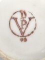 1.Weltkrieg, Porzellantasse mit Motiv "Mit Gott für König und Vaterland" Höhe etwa 7,5cm