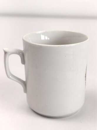 1.Weltkrieg, Porzellantasse mit Motiv " Wilhelm Deutscher Kronprinz" Höhe etwa 7,5cm
