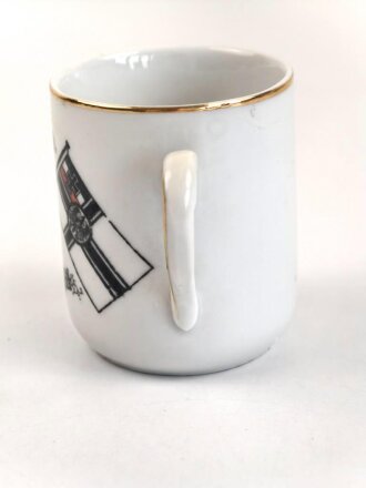 1.Weltkrieg, Porzellantasse mit Motiv " Erinnerung an den Welt Krieg 1914-1915" Höhe etwa 7cm