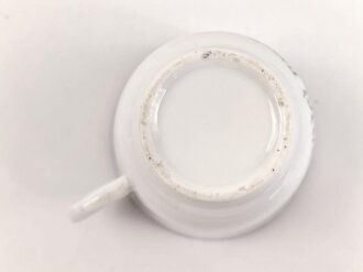 1.Weltkrieg, Porzellantasse mit Motiv "Kriegszeit 1914/15" Höhe etwa 8cm