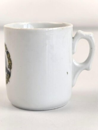 1.Weltkrieg, Porzellantasse mit Motiv "Kronprinzen " Höhe etwa 7,5cm