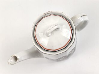 1.Weltkrieg, patriotische Kaffeekanne mit Motiv "General Feldmarschall von Hindenburg" Höhe etwa 19cm