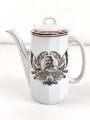 1.Weltkrieg, patriotische Kaffeekanne mit Motiv "General Feldmarschall von Hindenburg" Höhe etwa 19cm