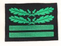 Waffen SS, Sonderdienstgradabzeichen für die Tarnuniform, höchstwahrscheinlich neuzeitliche Sammleranfertigung