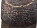 Koppelschloss  für Mannschaften des Heeres. Eisen lackiert, datiert 1942, getragenes Stück