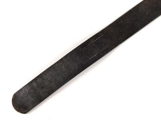 Koppelriemen  für Mannschaften des Heeres. Getragenes Stück, datiert 1940, Gesamtlänge 98cm