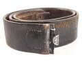 Koppelriemen  für Mannschaften des Heeres. Getragenes Stück, datiert 1940, Gesamtlänge 98cm