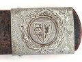 Feuerwehr Schleswig Holstein, Koppel für Mannschaften, Ausführung Eisen lackiert. Länge des Koppelriemen 99cm