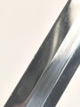 Dolch für Offiziere der Luftwaffe. Saubere Klinge von SMF Solingen, guter Gesamtzustand, die Hakenkreuz im Knauf vergoldet.