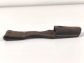 Koppelschuh zum Seitengewehr M84/98 für k98 der Wehrmacht. Frühes Stück mit Leichtmetallnieten Ungereinigt