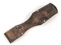 Koppelschuh zum Seitengewehr M84/98 für k98 der Wehrmacht. Frühes Stück mit Leichtmetallnieten Ungereinigt