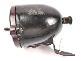 Fahrradlampe  "HAVO" aus der Zeit des 2. Weltkrieg. Preßmasse, guter Zustand, Funktion nicht geprüft