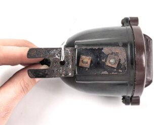 Fahrradlampe  "HAVO" aus der Zeit des 2. Weltkrieg. Preßmasse, guter Zustand, Funktion nicht geprüft