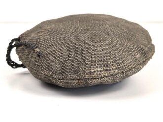 1.Weltkrieg, Feldflasche mit Bezug aus Ersatzmaterial, dieser mit Hersteller " Emanuel Kahn Karlsruhe" Guter Zustand , ungetragenes Stück
