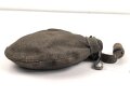 1.Weltkrieg, Feldflasche mit Bezug aus Ersatzmaterial, dieser mit Hersteller " Emanuel Kahn Karlsruhe" Guter Zustand , ungetragenes Stück