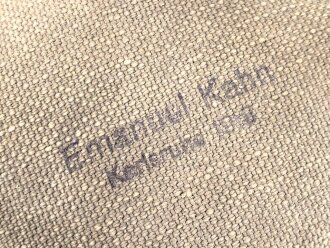 1.Weltkrieg, Feldflasche mit Bezug aus Ersatzmaterial,...
