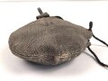1.Weltkrieg, Feldflasche mit Bezug aus Ersatzmaterial, dieser mit Hersteller " Emanuel Kahn Karlsruhe" Guter Zustand , ungetragenes Stück