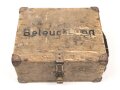 Kasten für Strichplattenbeleuchtung Wehrmacht, späte Ausführung, die frühen sind aus Blech . Originallack, ungereinigtes Stück