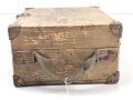 Kasten für Strichplattenbeleuchtung Wehrmacht, späte Ausführung, die frühen sind aus Blech . Originallack, ungereinigtes Stück