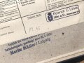 Kleine Luftschutz Hausapotheke in gutem Zustand, leer