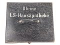 Kleine Luftschutz Hausapotheke in gutem Zustand, leer