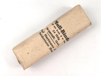 Mull-Binde 24 fädig, Hergestellt 1944