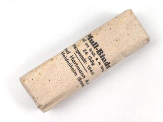 Mull-Binde 24 fädig, Hergestellt 1944