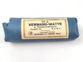25g Verbandwatte in Pressrollenform, Hergestellt 1944