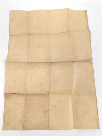 30iger Jahre, Wahlplakat der Sozialdemokratischen Partei Deutschlands "Fort mit Schlag - Wort und Ring" Maße 32 x 45,5cm, klein zusammen gefaltet, 1930