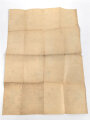30iger Jahre, Wahlplakat der Sozialdemokratischen Partei Deutschlands "Fort mit Schlag - Wort und Ring" Maße 32 x 45,5cm, klein zusammen gefaltet, 1930