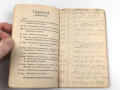 "Kriegsmerkbuch" DIN A6, mit vielen Eintragungen datiert 1915