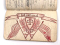"Kriegsmerkbuch" DIN A6, mit vielen Eintragungen datiert 1915