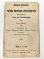 "Adressen Verzeichnis der Militär Kantinen Deutschlands" datiert 1913, DIN A6, stark gebraucht,Umschlage lose