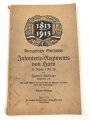 "Kurzgefaßte Geschichten des Infanterie Regiment von Horn Nr.29" datiert 1913, 58 Seiten, DIN A5