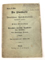 "Die Standortorte  des Deutschen Reichsheeres" datiert 1906, 40 Seiten, DIN A6, Titel defekt