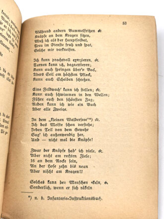 1.Weltkrieg Militärhumoreske "Ein gelehrter und Kriegsmann" 66 Seiten, DIN A6
