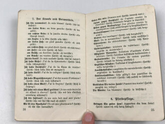 1.Weltkrieg, "Deutsch Französischer Kriegs Dolmetscher für Soldaten" 32 Seiten, DIN A6