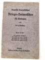 1.Weltkrieg, "Deutsch Französischer Kriegs Dolmetscher für Soldaten" 32 Seiten, DIN A6