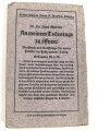 1.Weltkrieg, "Deutsch Französischer Kriegs Dolmetscher für Soldaten" 32 Seiten, DIN A6