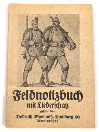 "Feldnotizbuch mit Liederschatz" 64 Seiten, DIN A6