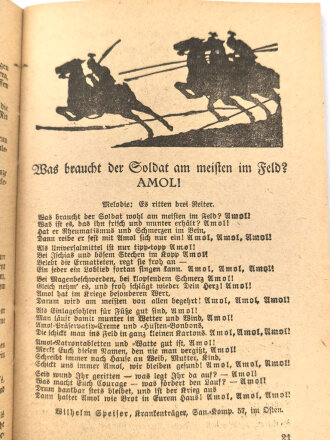 "Feldnotizbuch mit Liederschatz" 64 Seiten, DIN A6